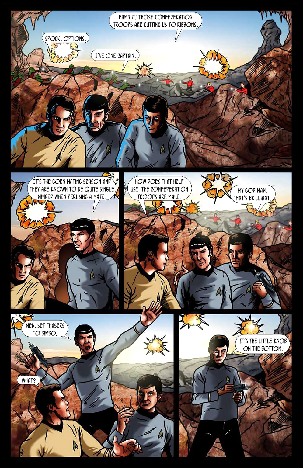 Set Phasers Zu Bimbo (Star Trek-Parodie) #28020358