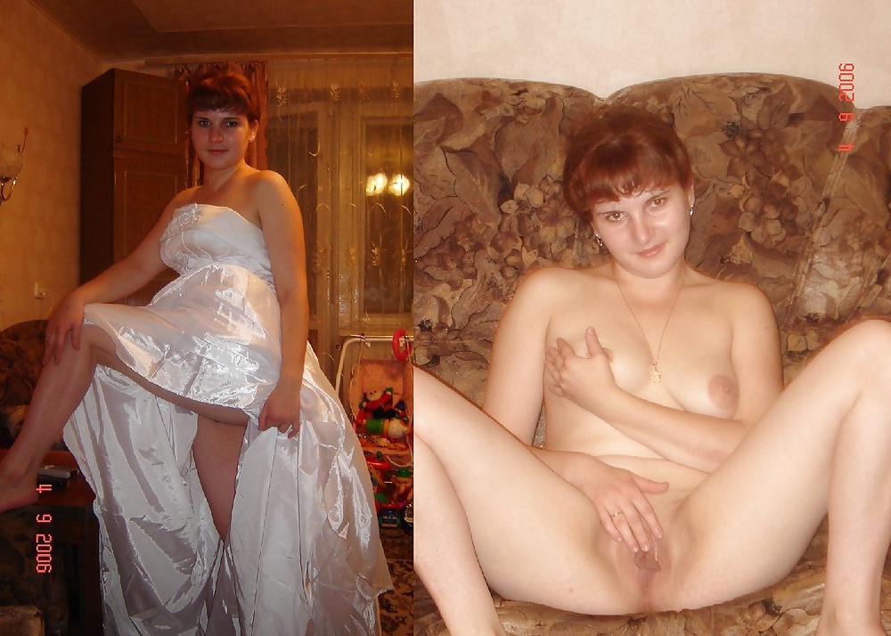 Brides and bridesmaids, before and after amateurs. #27540862