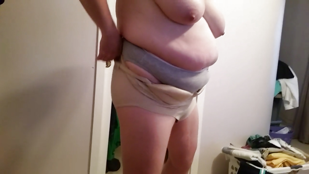 My bbw wife naked,half naked & dressed, hairy pussy #30263780
