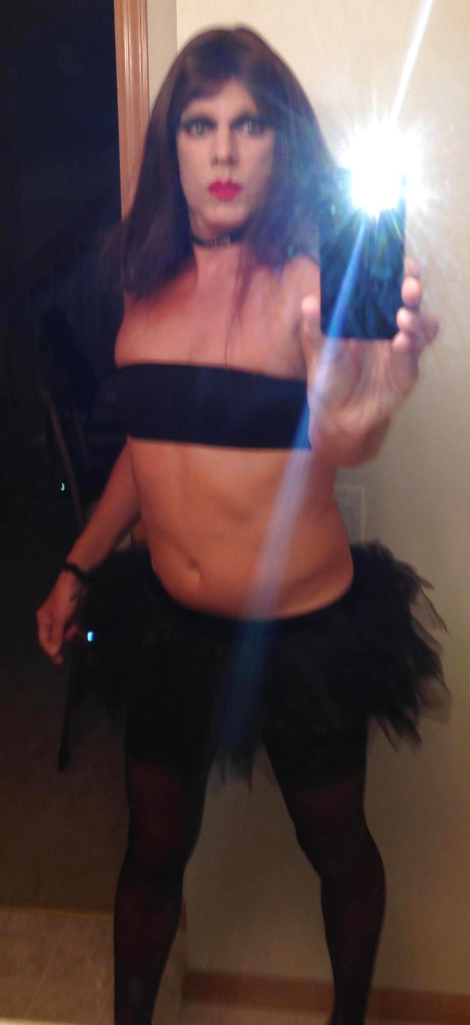 Upright me in a tutu