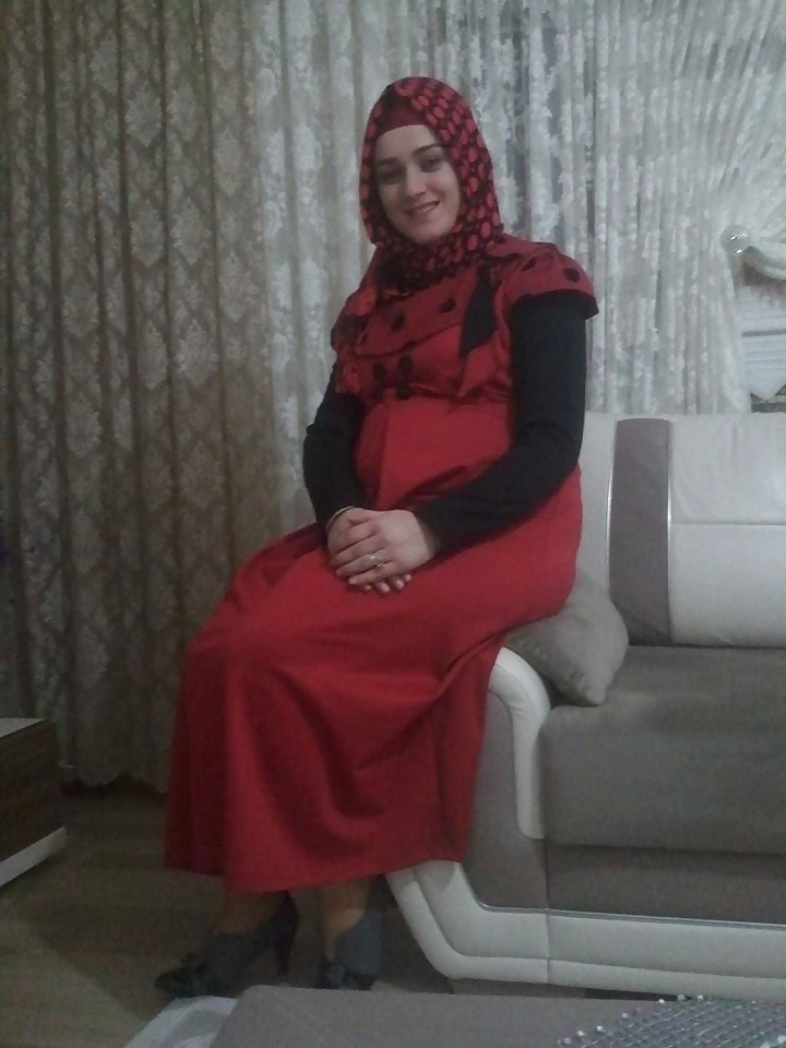 Die Schnittstelle Turbanli Türkisch Hijab Indische Sitzen #30122778