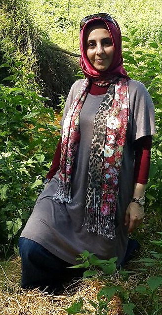 Die Schnittstelle Turbanli Türkisch Hijab Indische Sitzen #30122811