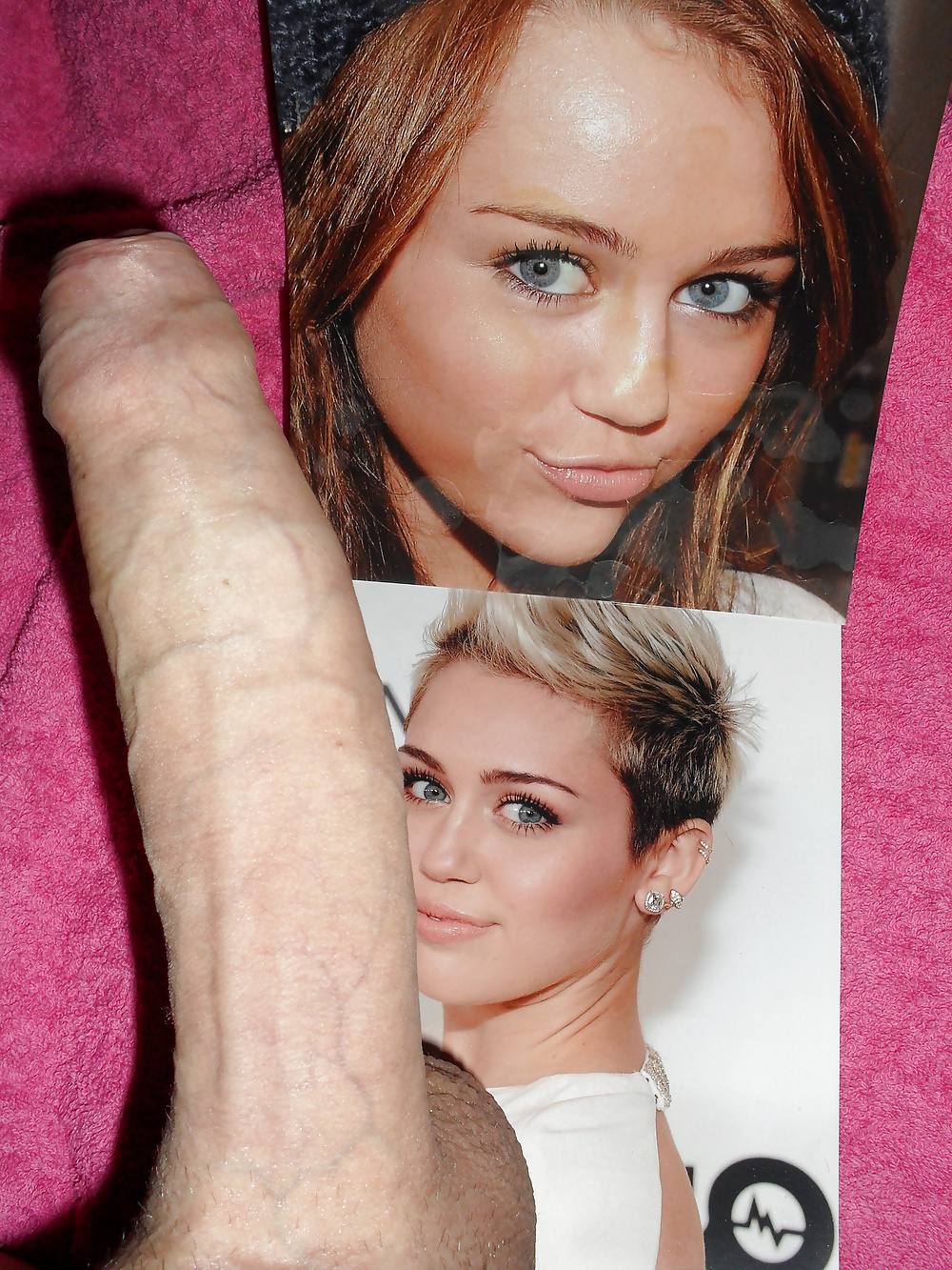 Miley Cyrus - CumCovered #26940667