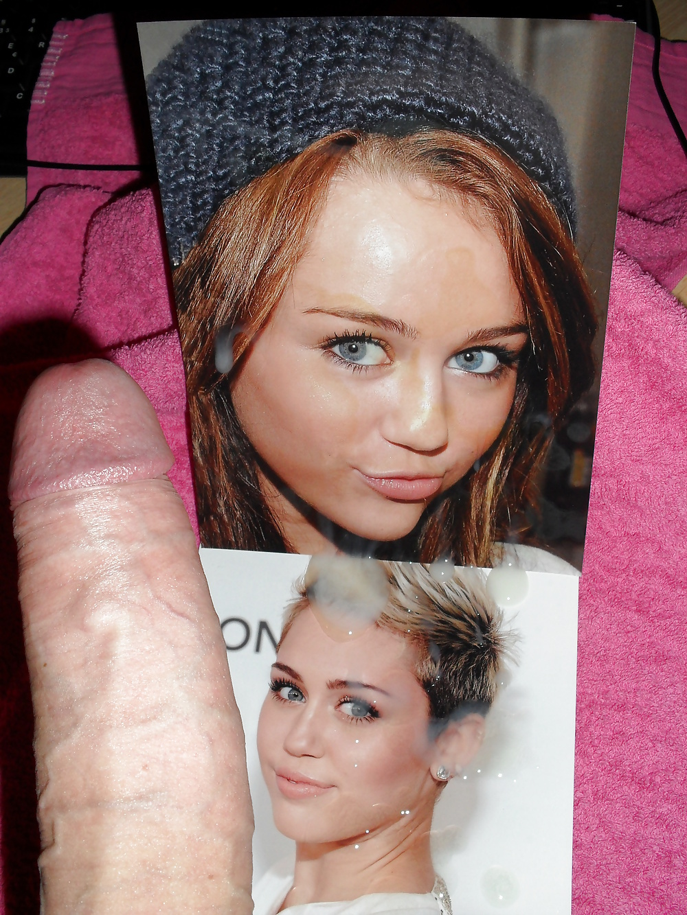 Miley Cyrus - Cumcovered #26940689