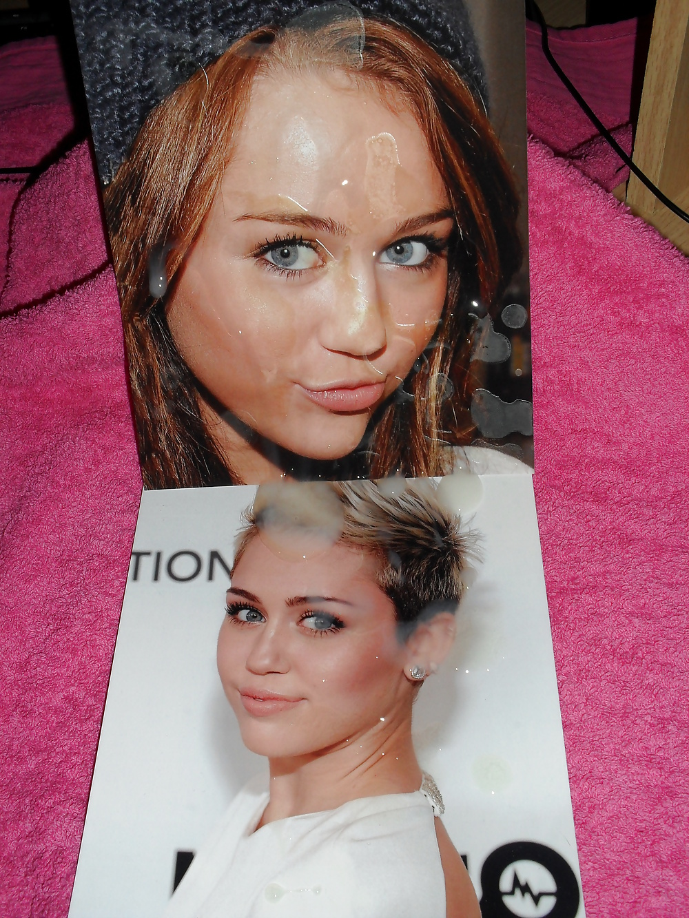 Miley Cyrus - Cumcovered #26940743