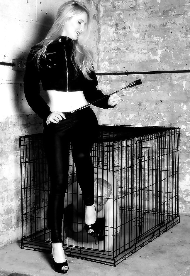 Femdom - captured in cage #25242273