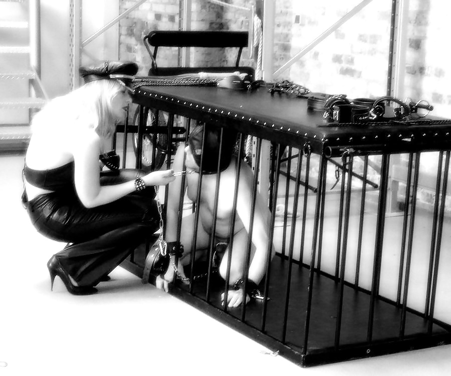 Femdom - captured in cage #25242327