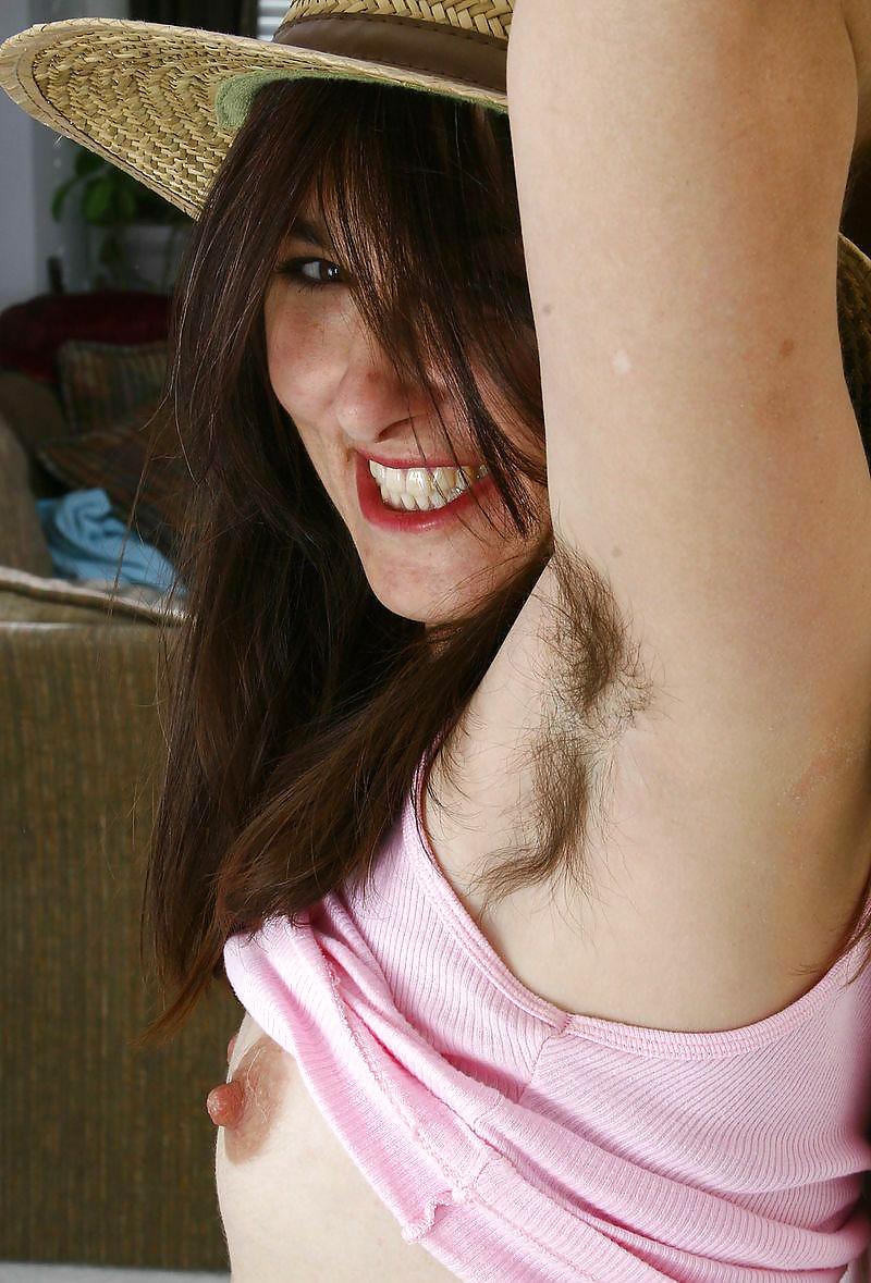 Girls showing tits and hairy armpits, mix 3 #35862038