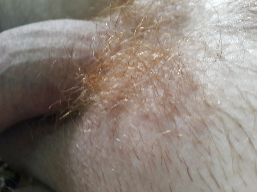 Hlajany, my red pubic hair close up #35356906