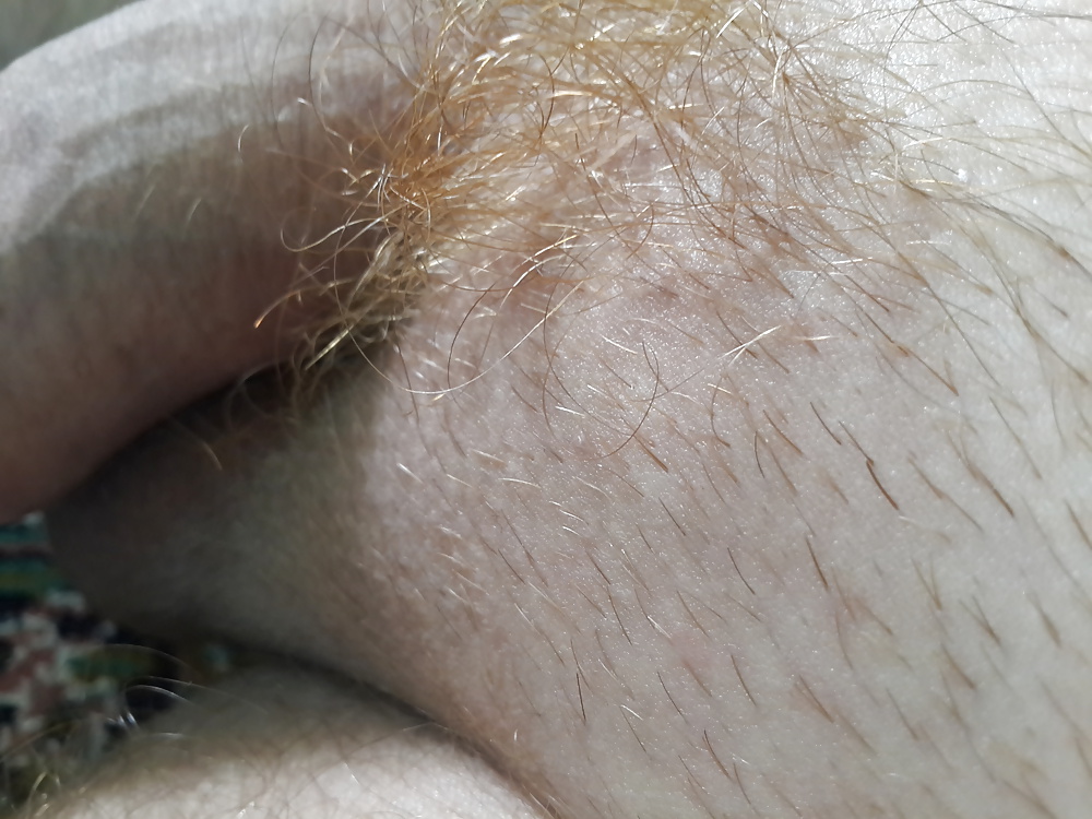 Hlajany, my red pubic hair close up #35356908