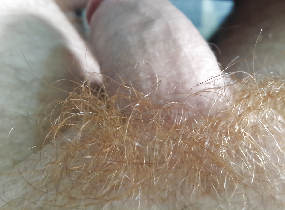 Hlajany, my red pubic hair close up #35356916