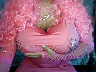 Crossdressing with HUGE Pink Tits #34277100