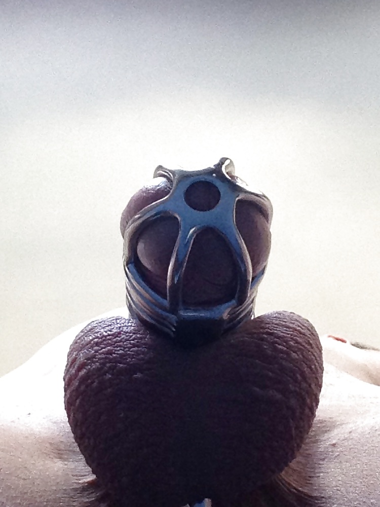 Pvcsissy in chastity cage #31625625