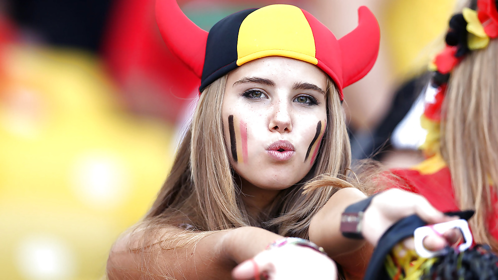Belgian world cup babe