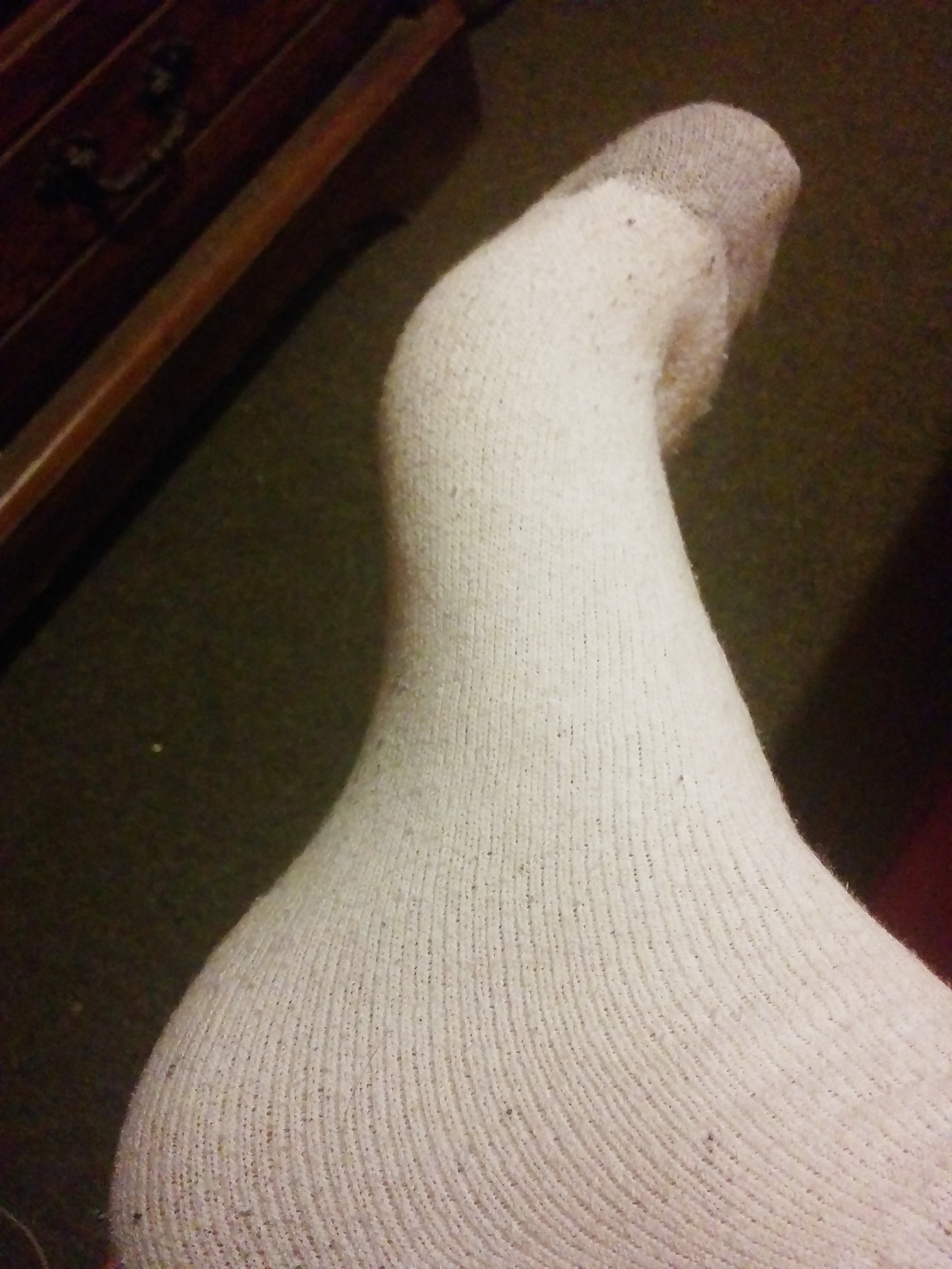 Putting on some clean socks #40978140