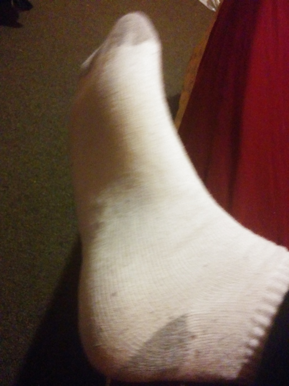 Putting on some clean socks #40978149