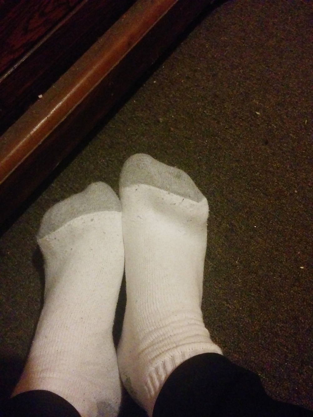 Putting on some clean socks #40978172