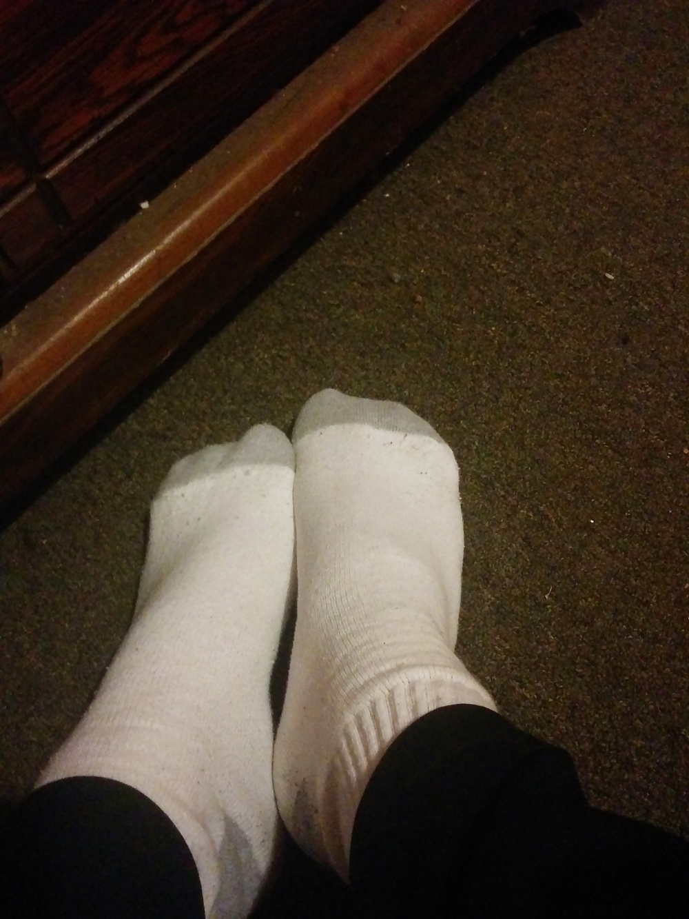 Putting on some clean socks #40978181