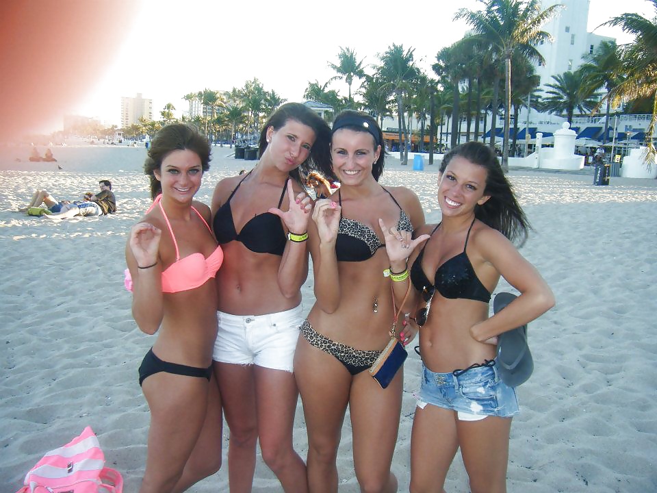 Facebook teen babes 10 bikini beach party #27526701