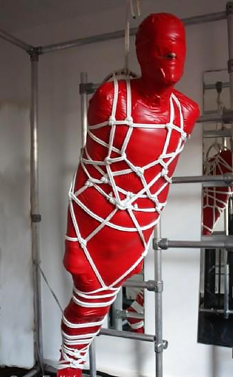 Bondage Slaves - Mummification. Who wants to wrap me? #23911490