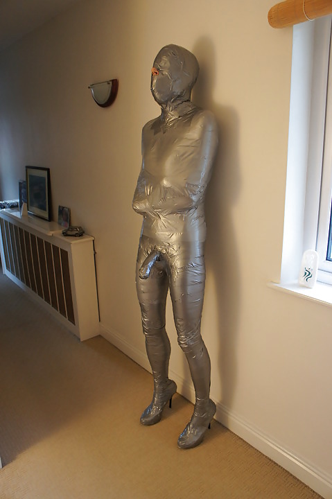 Bondage Slaves - Mummification. Who wants to wrap me? #23911498