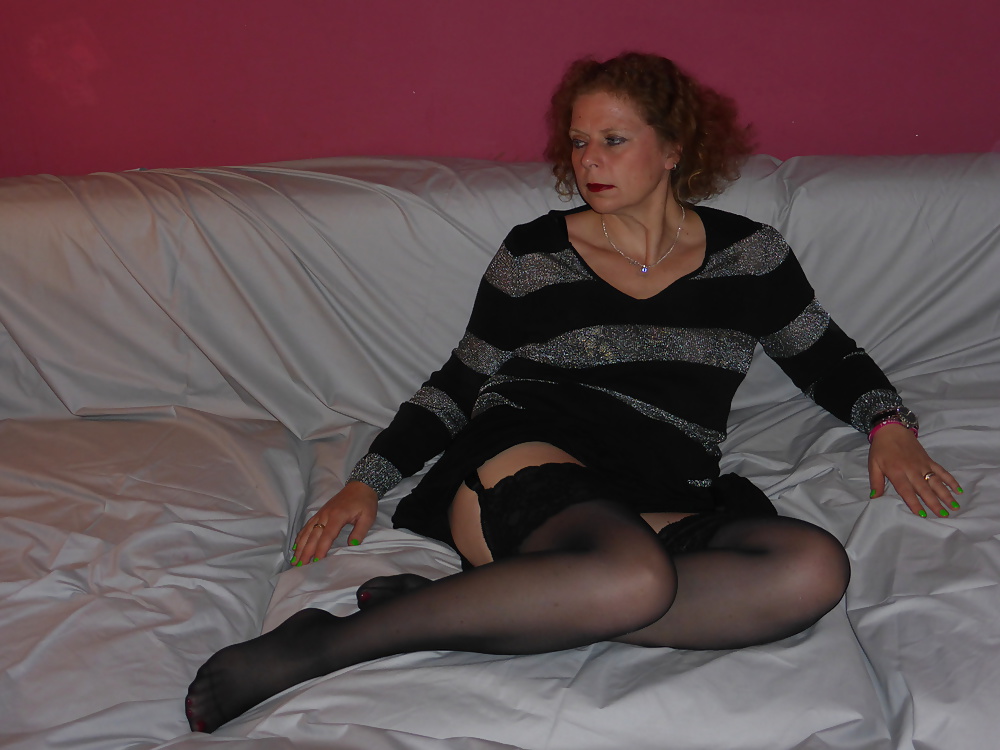 Wife dressed as French Maid, Stockings serving #33061305