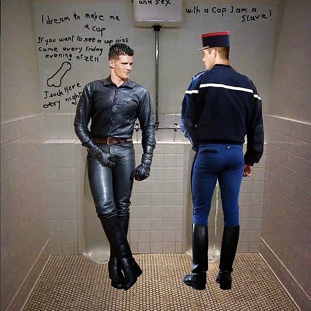 Men in leather, rubber or latex #28457636