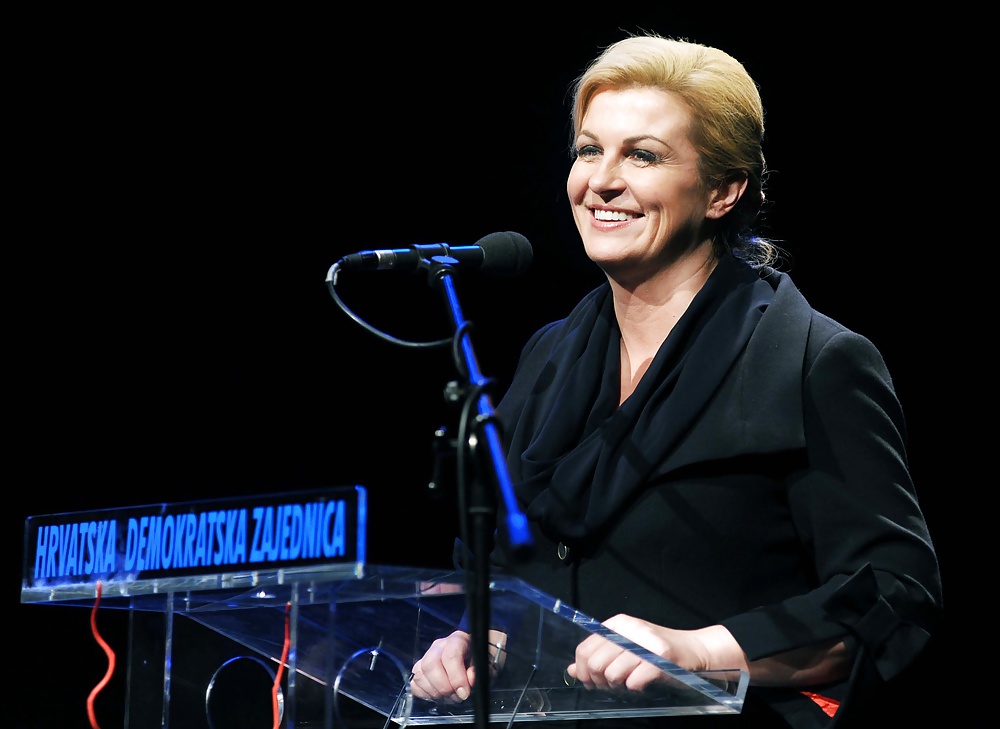 Love jerking off to conservative Kolinda Grabar-Kitarovic #40116560