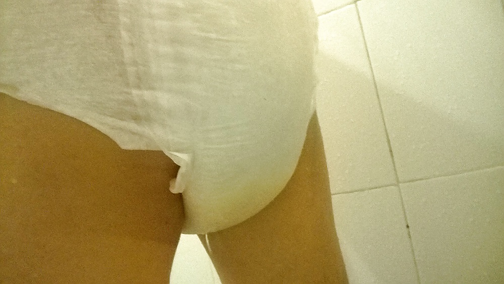 Taking a shower with diapers #28325211