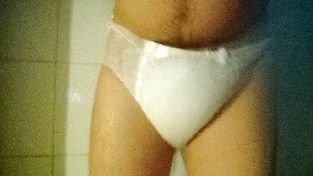 Taking a shower with diapers #28325237