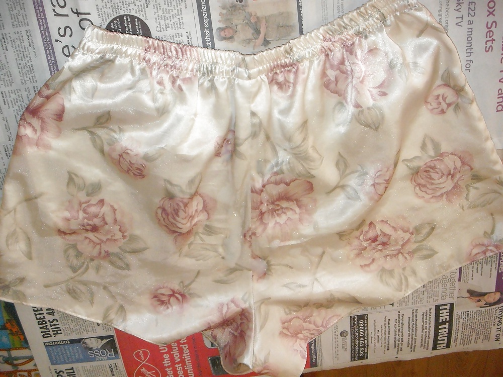 Cum on NOT my sister In Law Satin French Knicker #29780442