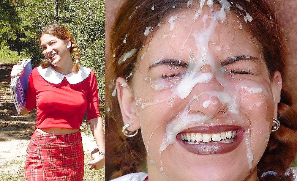 Bukkake girls before and after #33032909