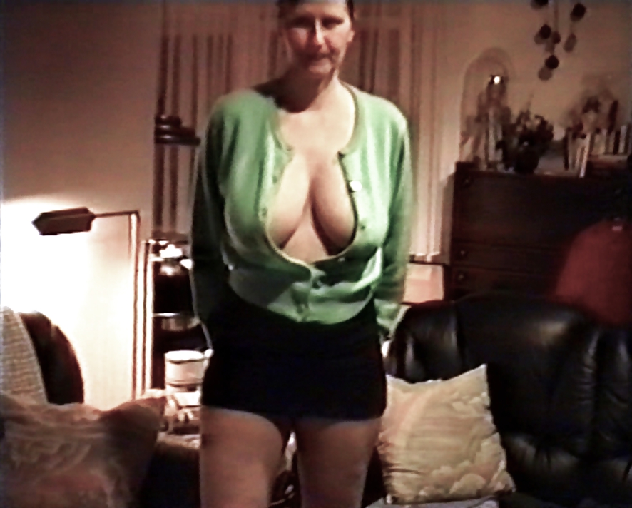 SAG - Mommies Big Bikini Boobs In & Out Green Sweater 10 #35546348