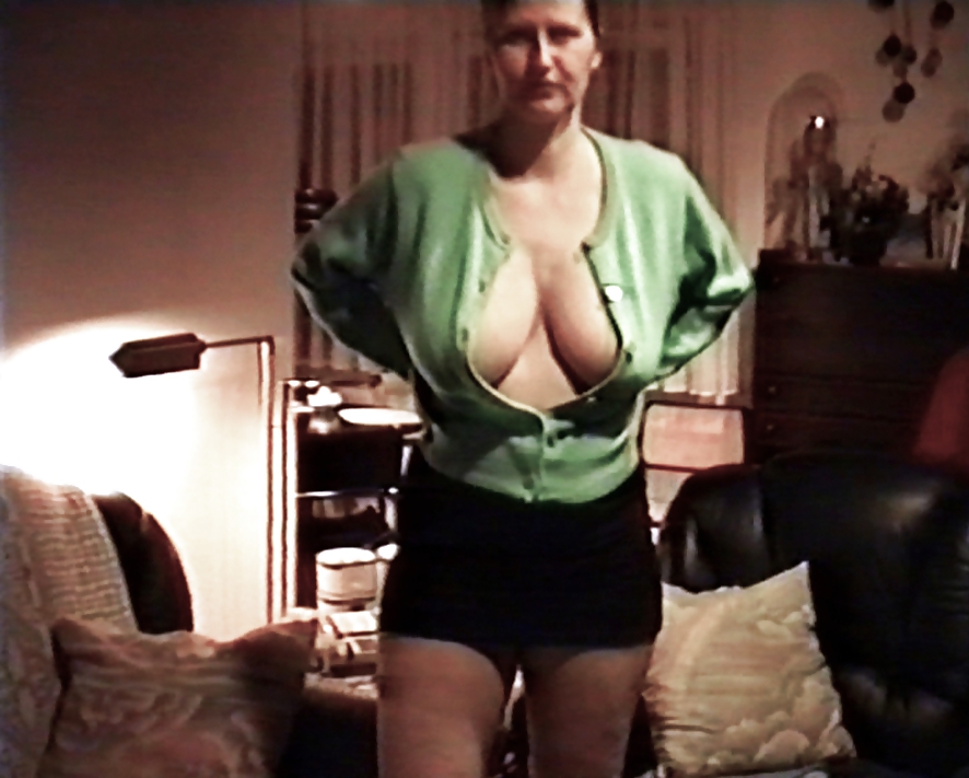 SAG - Mommies Big Bikini Boobs In & Out Green Sweater 10 #35546353