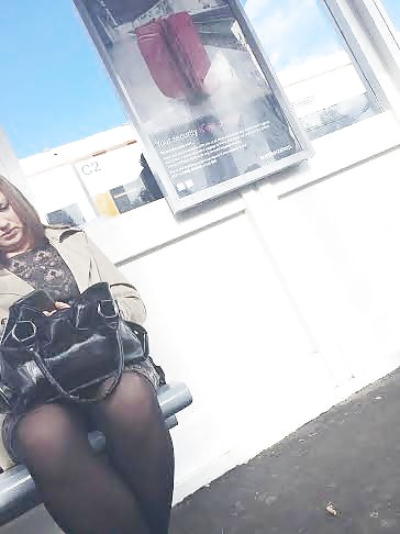 Milf at station with legs open #30478964