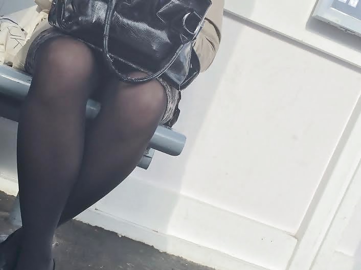 Milf at station with legs open #30478986