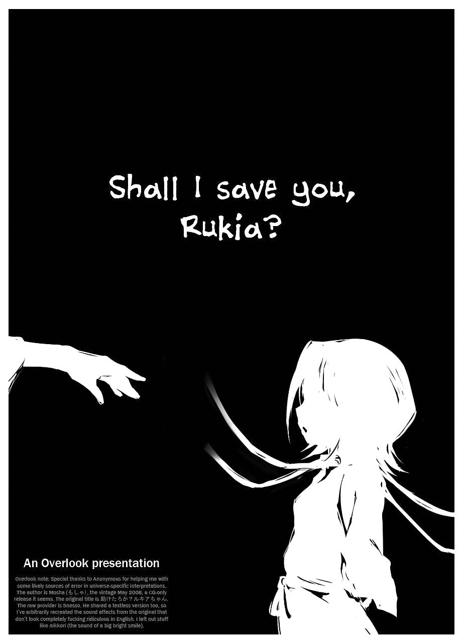 Shall I save you rukia
 #34946914