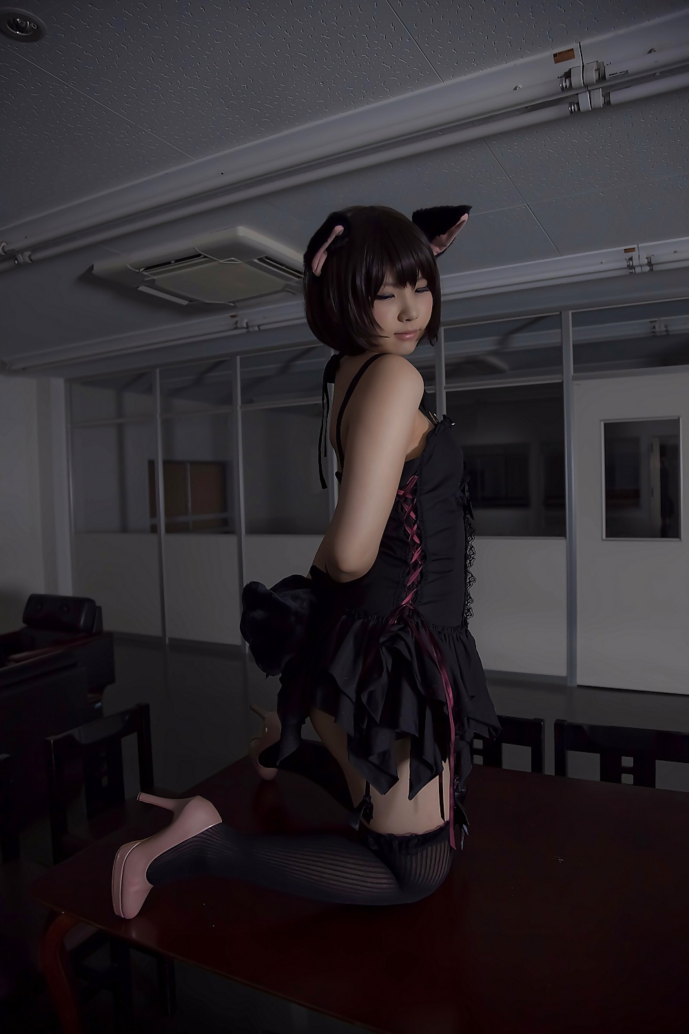 Asian Cosplay in black 1 #26392054