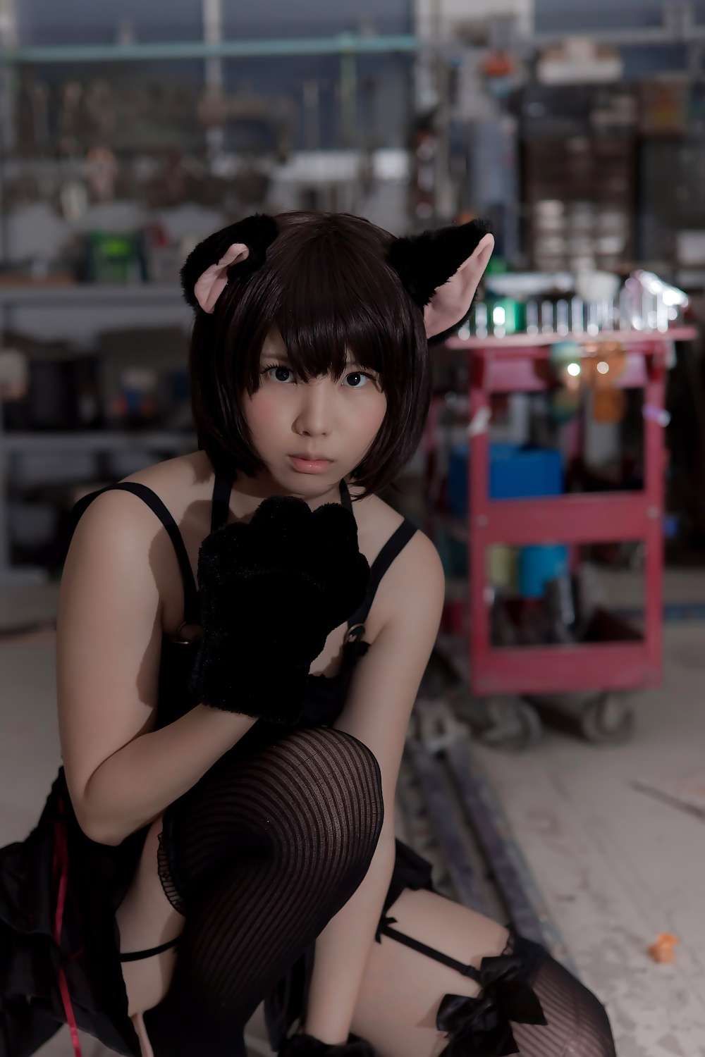 Asian Cosplay in black 1 #26392094