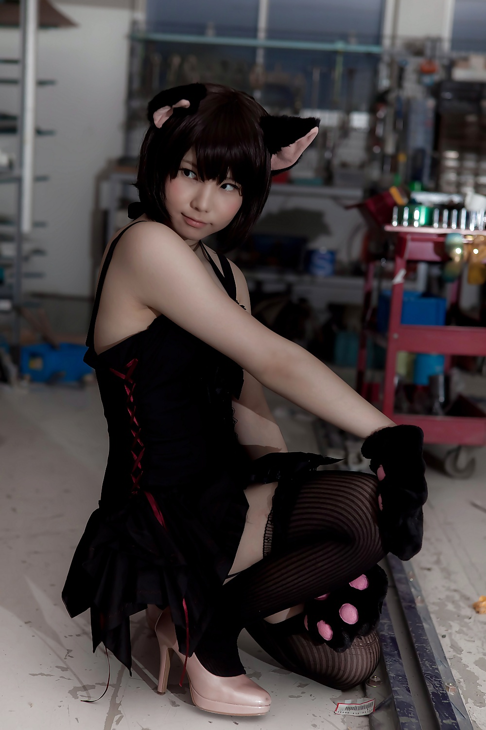 Asian Cosplay in black 1 #26392101