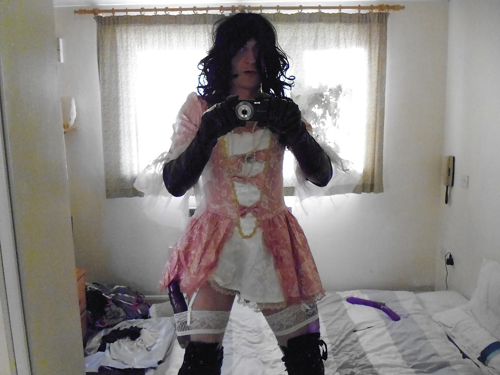 Marie Antoinette dress and steampunk thighboots #27270517