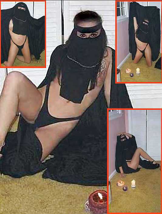 Schleier - Die Niqab - Schleier - Abaya - Burka - Arabisch #33596375