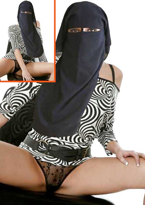 Schleier - Die Niqab - Schleier - Abaya - Burka - Arabisch #33596418