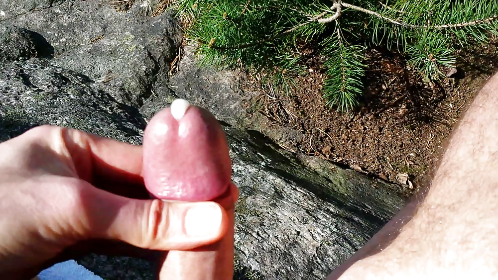 First Outdoor Cumshot Year 20140429! #34514193