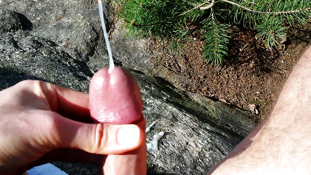 First Outdoor Cumshot Year 20140429! #34514206