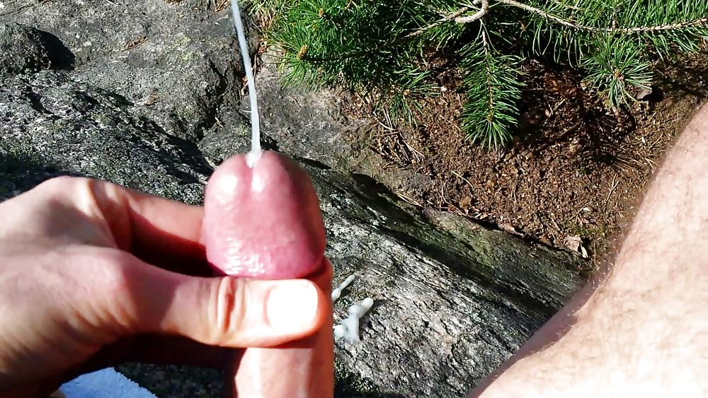 First Outdoor Cumshot Year 20140429! #34514210