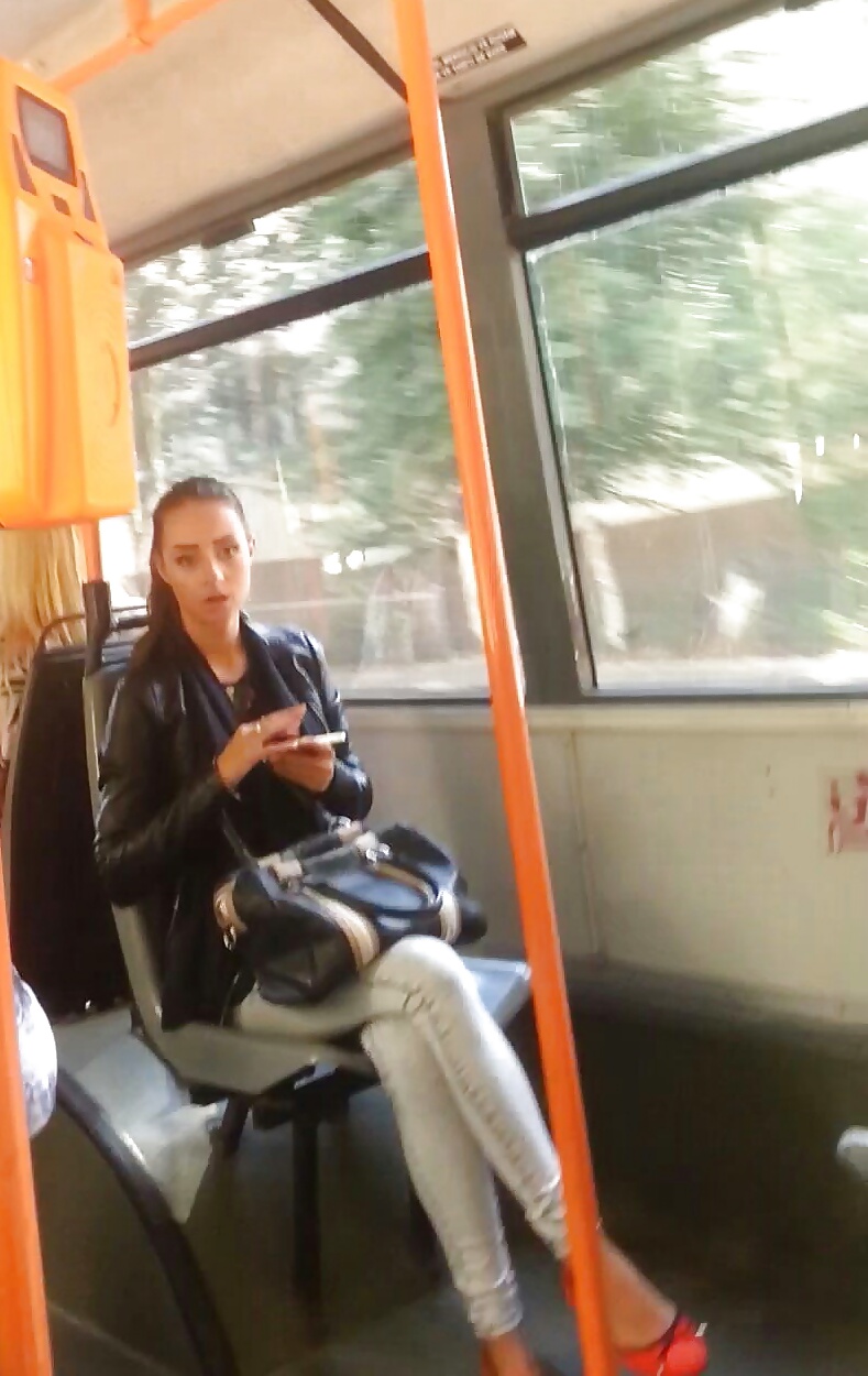 Spy sexy teens in bus romanian #32366085