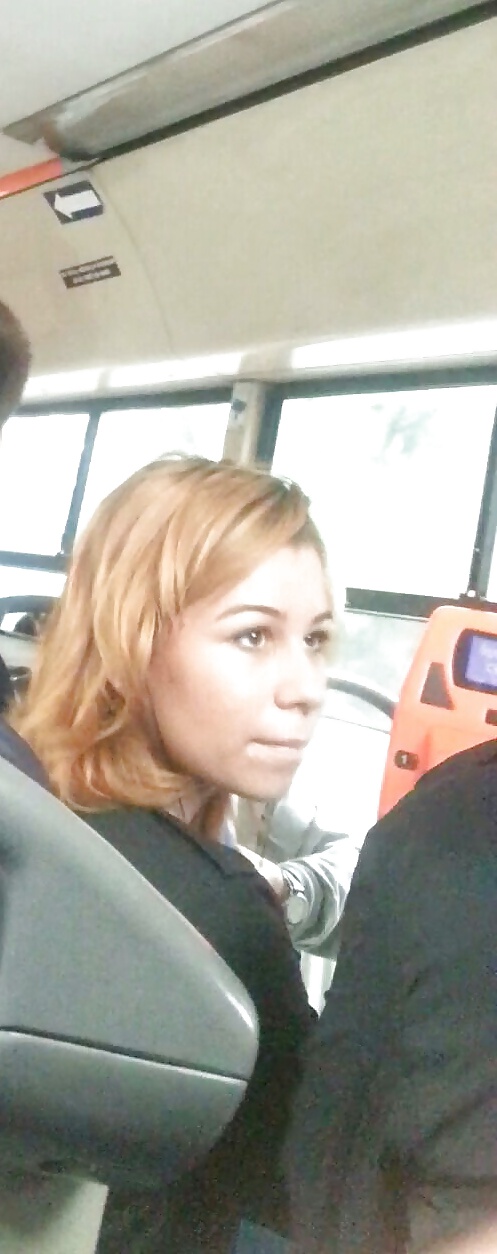 Spy sexy teens in bus romanian #32366158