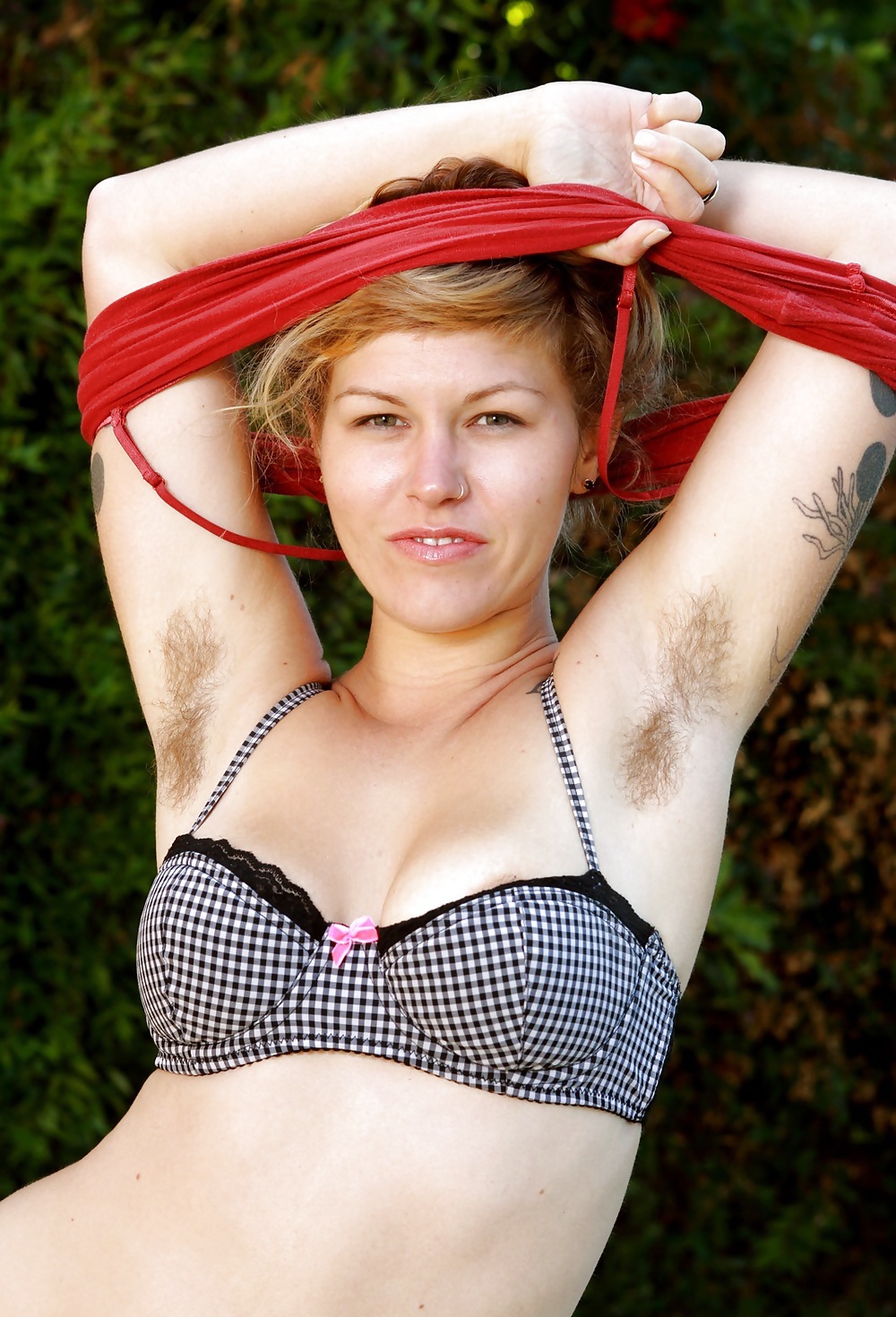 Miscellaneous girls showing hairy, unshaven armpits 2 #36246605