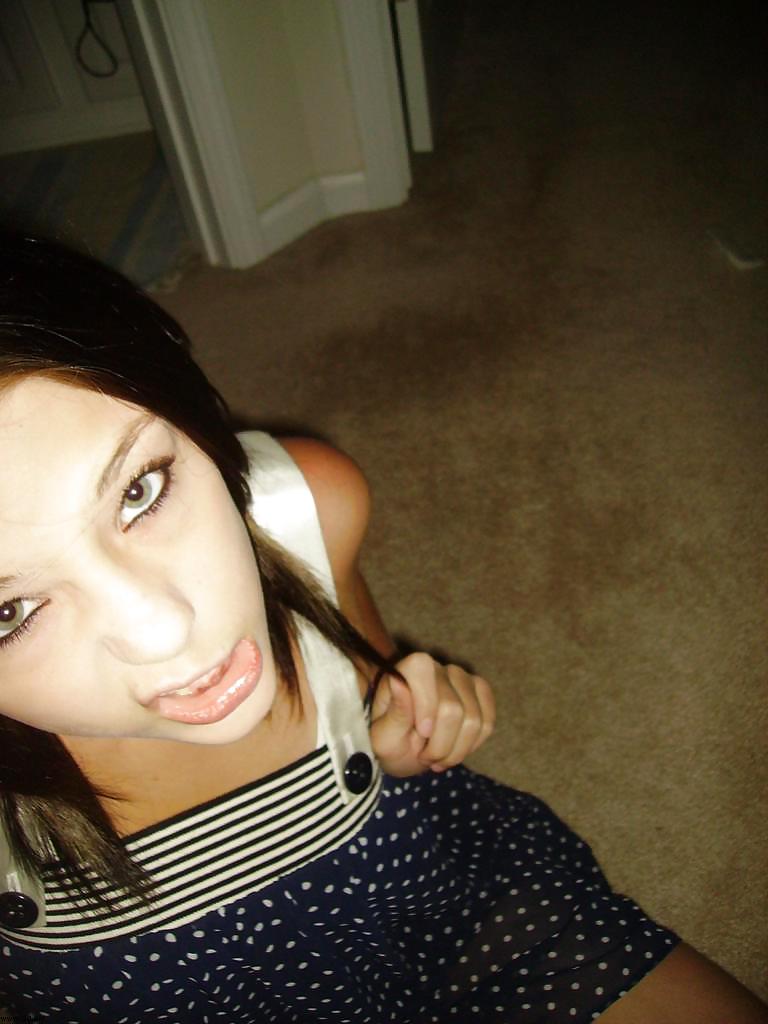 Stolen Pics - Brunette posing in front of mirror #35915927